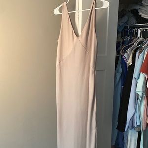 Cream Slip Dress L, Worn once